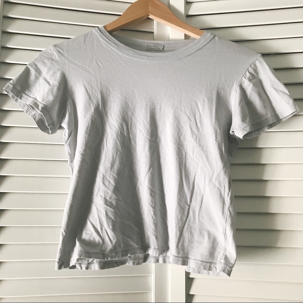 Brandy Melville John Galt Light Blue Tee